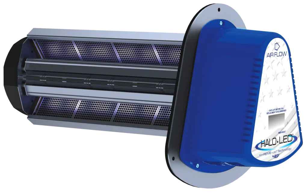 HALO LED blue air cleaner